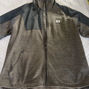 Levelwear Pebble Beach Men's Gray and Black Golf Jacket